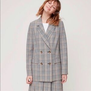 NWOT Aritzia Little Moon Preppy Academia Caluna Plaid Blazer M